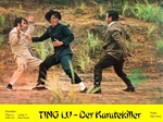 German lobby card for THE NOTORIOUS BANDIT (mistakenly displaying a still from CHIU CHOW KUNG FU!)