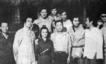 Chung Chang-wha and the cast & crew of THE SWIFT KNIGHT (1970)