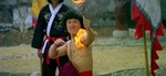 Michael Han Sang-gwan displaying his Cha Ryeok fire wielding skills.