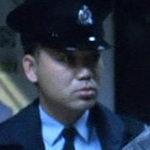 Policeman at clinic
