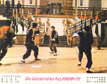 German lobby card for Ting Shan-Hsi's SHOWDOWN <br>(displaying a mistaken still from THE FASTEST FISTS)