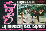 Italian lobby card (fotobusta) for THE BRAVE LION (mistakenly displaying a still from THE MAGNIFICENT BOXER)