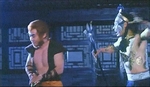 Dung Chi-Wa (Monkey  King) and Wong Yuk-Cheng (Leopard King)