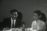 Amused restaurant visitors