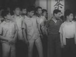 Lau Kar Leung (left), Tung Choi Bo (2nd right)<br>The Blonde Hair Monster (1962) 