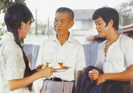 deleted scene <br>(unfortunately still missing with the most uncut version by Arrow Films in July 2023); as it seems, Maria Yi serves tea to Bruce Lee and his uncle before saying goodbye in the morning and finally rousing the other relatives to go to work (which makes totally sense, as Bruce Lee is accompanying his uncle to the harbour before going to work himself).