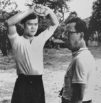Behind the scenes of THE BIG BOSS:
The movie was begun by actor-director Wu Chia-Hsiang (right).