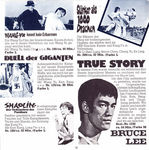 VHS release advertisement in "CMV video catalogue 1979-80", p. 14
(together with ONE-ARMED BOXER VS. THE FLYING GUILLOTINE, THE MING PATRIOTS, THE DUMB OX and BRUCE LEE - THE MAN, THE MYTH)