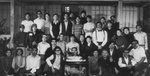 On the set of FIST OF FURY: a birthday celebration with
cast and staff for Bruce Lee, becoming 32 years old on November 27th 1972.
(Please also have a look into the 