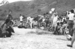 On the set of THE BLOOD BROTHERS 
while shooting the death scene of Chen Kuan-Tai:
Feng Ko-An, sitting left from Chen Kuan-Tai on the ground, most probably did some stunts for the movie, maybe here the one with the ducking horse rider coming by
and hitting Chen with a sword. – Feng Ko-An had already done the stunts for David Chiang in NEW ONE-ARMED SWORDSMAN.