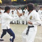 on the set of ENTER THE DRAGON