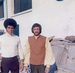 on the set of ENTER THE DRAGON