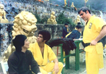 on the set of ENTER THE DRAGON