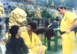 on the set of ENTER THE DRAGON