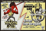 UK double bill for HE'S A LEGEND, HE'S A HERO and ENTER THE DRAGON (with censored nunchakus!)