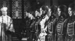 one of the scenes shot under Cheng Kang who directed THE FLYING GUILLOTINE, PART II initially
