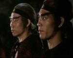 Yuen Miu (L) is Mo and Chung Faat (R) is Ti, Laughing Bandit's fighters