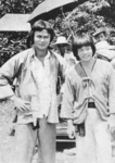 on the set of FIST AND GUTS