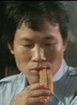 Third Security man at eating-table