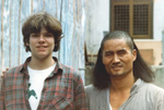 Toby Russell and Kwan Yung-Moon on the set of DRAGON LORD