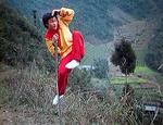 Xiong Chang Gui in the midst of the "Monkey Staff" style.