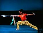 An 8-year old Jet Li during a theater demonstration in China.