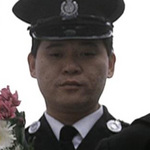 Police Officer at funeral parade
