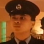 Policeman at party