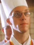 Cook at cooking competition