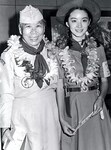 The real Yang Hui Min and Brigitte Lin, who played her in 