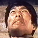 Thug being strangled by Wang Yu