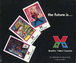 Lex Video catalogue from 1983; front page <br>(displaying advertisements for the Hong Kong VHS releases of Yao Feng-Pan’s THE BLUE LAMP IN WINTER NIGHT, Hsu Ta-Chuan’s THE DELIVERY and Lu Chun-Ku’s and Chen Hsi’s CRAZY HORSE AND INTELLIGENT MONKEY) – Lex Video was one of the major Hong Kong video producers and also had a subsidiary in Los Angeles. In 1985 they began to release their titles dubbed in Vietnamese.