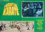 Italian lobby card (fotobusta) for Chang Cheh's SHAOLIN TEMPLE (mistakenly displaying stills from THE FIST THAT KILLS!)