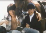 Closing still from the 1984 Guy Laroche commercial that discovered Michelle Yeoh and started her acting career with D&B films.