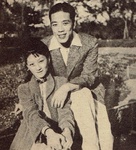about 1940 with her husband Wang Yin